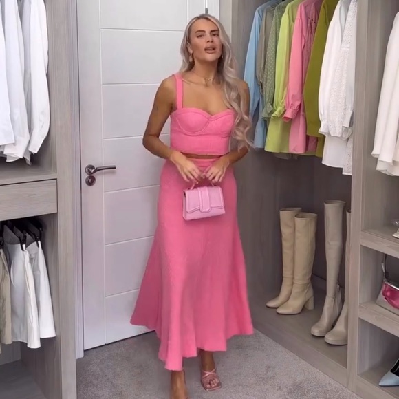 Zara set tweet top and skirt bloggers fav - Picture 2 of 7